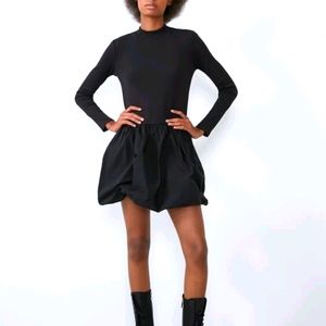 Zara puff dress